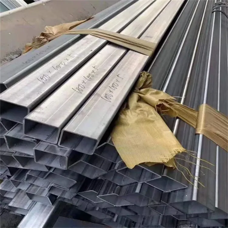 आयताकार Ast52 कार्बन स्टील स्क्वायर ट्यूब