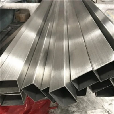 AISI 304 स्क्वायर स्टेनलेस स्टील पाइप
